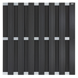 Elephant Design Sichtschutz WPC, anthrazit 180x180cm