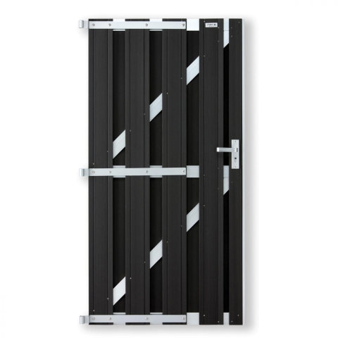 Elephant Design Gartentor WPC, anthrazit 90x180cm inkl. Beschlag