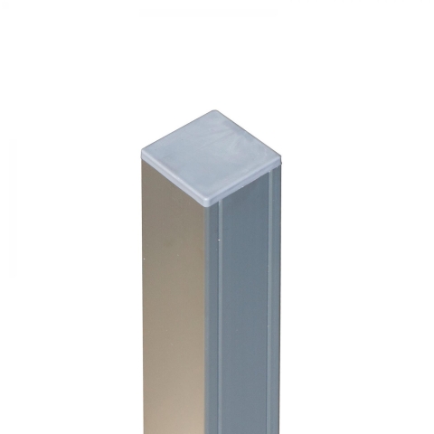 Elephant Pfosten Alu anodisiert 6,8x6,8x272cm mit Holzkern