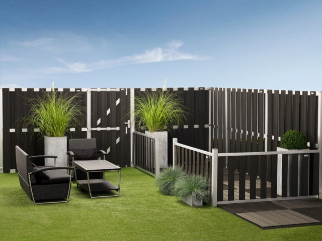 Elephant Design Gartentor WPC 100x80cm inkl. Beschlag