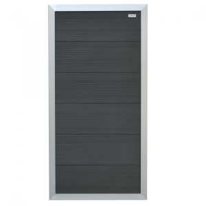 Elephant Sichtschutz Forte WPC anthrazit-Rahmen Alu WPC 90x180cm