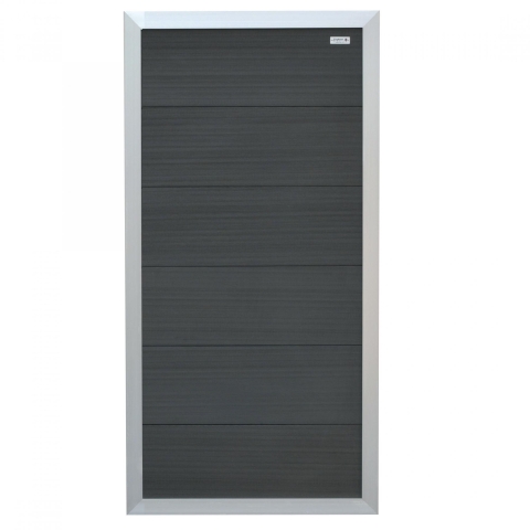 Elephant Sichtschutz Forte WPC anthrazit-Rahmen Alu WPC 90x180cm