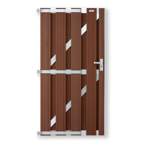 Elephant Design Gartentor WPC, braun 90x180cm inkl. Beschlag