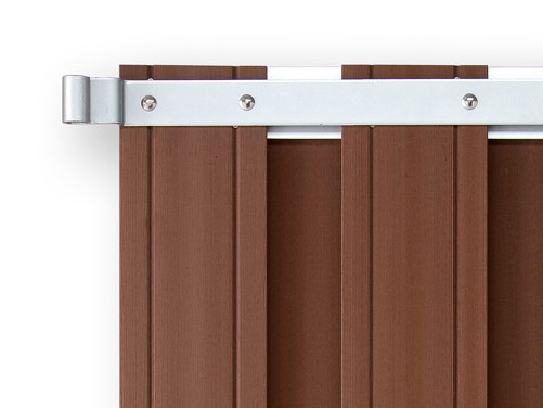 Elephant Design Gartentor WPC, braun 90x180cm inkl. Beschlag