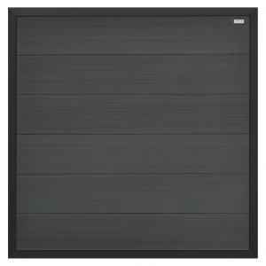 Elephant Sichtschutz Forte WPC anthrazit-Rahmen anthrazit 180x180cm