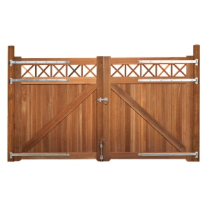 Elephant Belvedere Doppeltor ca. B:300 x H:180cm, mit Rankgitter inkl. Beschl&auml;gen