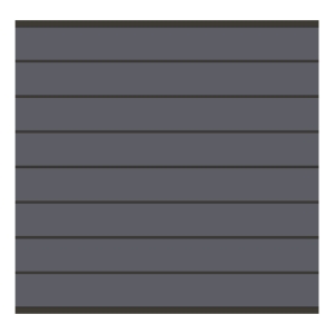 Elephant Steckzaun Modular EVO 180 WPC steingrau, Leiste Anthrazit 180x174cm