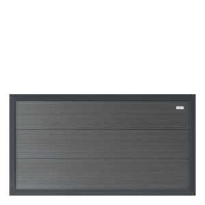 Elephant Sichtschutz Forte WPC anthrazit-Rahmen Alu anthrazit 180x93cm