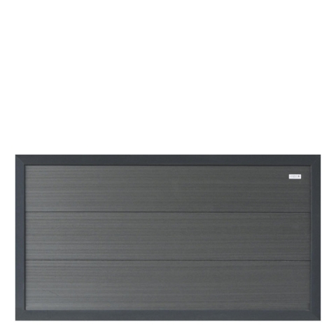 Elephant Sichtschutz Forte WPC anthrazit-Rahmen Alu anthrazit 180x93cm