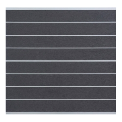 Steingrau-Abschlussleiste Silber