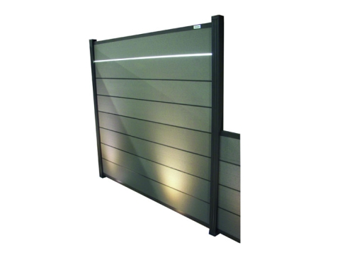 Elephant Modular LED Lichtleisten-Set 180cm mit Solarkappe 68x68mm