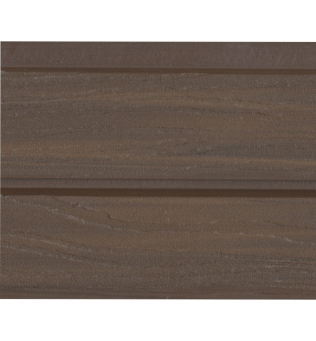 Elephant Steckzaun Set Rhombus WPC Ipe braun co-extrudiert 180x178cm Leisten Schwarz