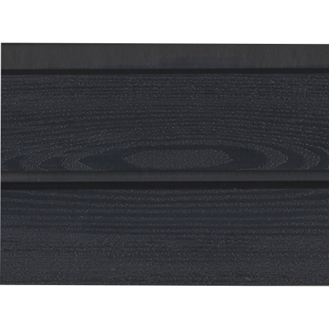 Elephant Steckzaun Rhombus WPC nero co-extrudiert, 6er Set