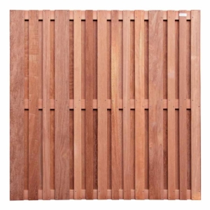 Elephant Hartholzzaun Stripes 180x180cm aus Cedrinho Holz