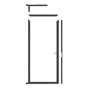 Elephant Mix and Match Zauntor anthrazit 90x189cm, Bausatz ohne F&uuml;llung