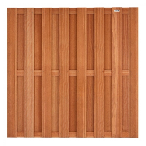 Elephant Keruing Hartholz Bohlenzaun gerade 180x180cm