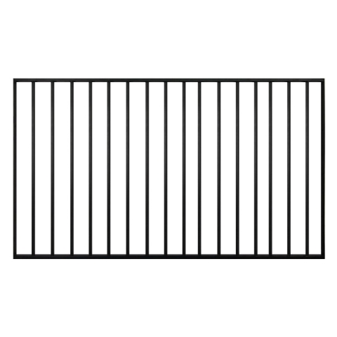 Elephant Industriell Vorgartenzaun Aluminium 150x85cm anthrazit