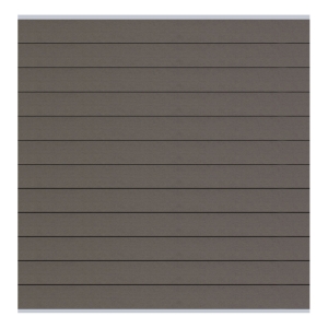 Elephant Steckzaun Set Mix and Match 180x174cm WPC steingrau Leisten Silber