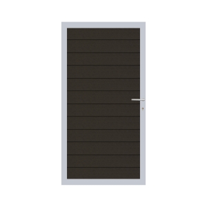 Elephant Mix and Match Zauntor Alu 90x175cm, Bausatz F&uuml;llung WPC-anthrazit