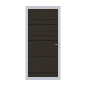 Elephant Mix and Match Zauntor Alu 90x189cm, Bausatz F&uuml;llung WPC-anthrazit