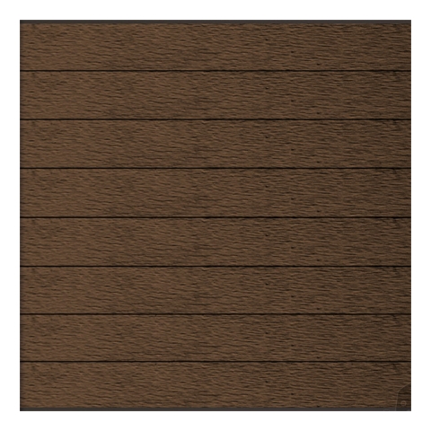 Elephant Steckzaun Modular 180 WPC Natural Dark Brown 180x174cm co-extrudiert