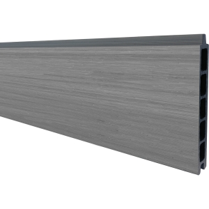 Elephant Steckzaun Mix and Match WPC Natural Grey co-extrudiert 2x14x180cm 2er Set