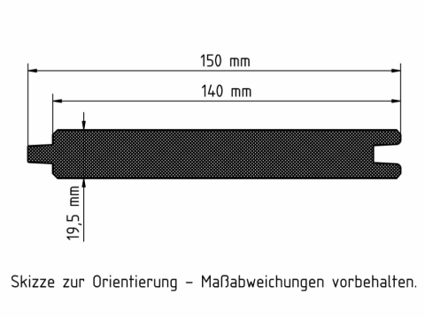 Elephant Steckzaun Mix and Match Thermo Kiefer 2x14x180cm 2er Set