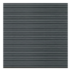 Elephant Steckzaun Set Triple Rhombus WPC Steingrau 180x178cm Leisten Schwarz