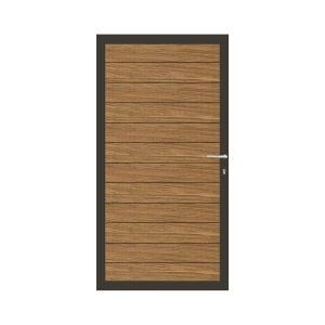 Elephant Mix and Match Zauntor Anthrazit 90x175cm, Bausatz F&uuml;llung Thermo Frake-Hartholz