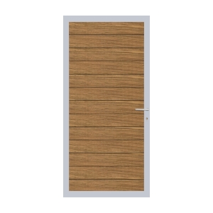 Elephant Mix and Match Zauntor Alu 90x189cm, Bausatz F&uuml;llung Thermo Frake-Hartholz