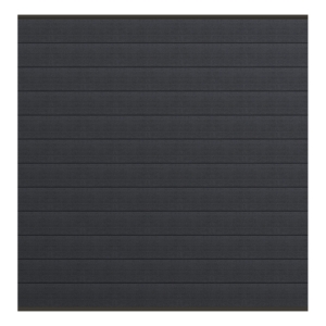 Elephant Steckzaun Set Mix and Match 180x174cm WPC Anthrazit co-extrudiert anth. Leisten