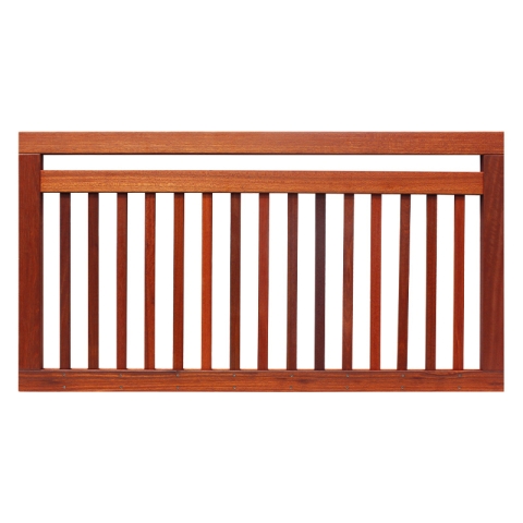 Elephant Industriell Vorgartenzaun Bangkirai 150x80cm ge�lt