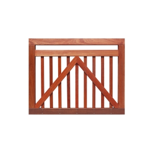 Elephant Industriell Vorgartentor Bangkirai 100x80cm, ohne Beschlag, ge&ouml;lt