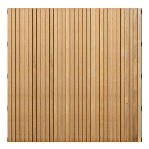 Elephant Hartholzzaun Stripes Black 180x180cm aus Almendrillo