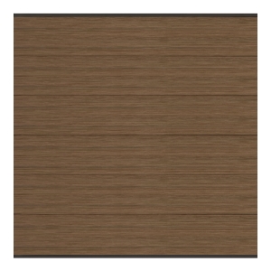 Elephant Steckzaun Set Mix and Match 180x174cm WPC Natural Dark Brown BREIT co-extrudiert anth. Leisten