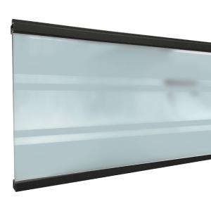 Elephant Modular EVO Design-Einsatz 21x180cm Glas, Leiste anthrazit