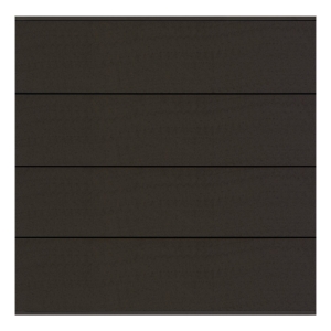 Elephant Steckzaun Set Mix and Match WPC Anthrazit extrabreit 180x172cm Leisten anthrazit