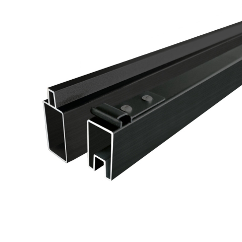 Elephant Modular EVO Start- Abschlussleisten Set 180cm, Anthrazit