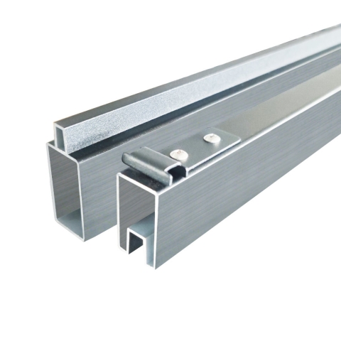 Elephant Modular EVO Start- Abschlussleisten Set 180cm Silber