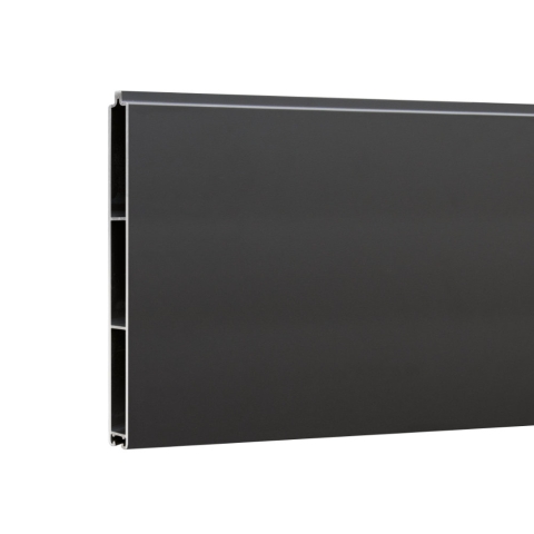 Elephant Aluminium Steckzaun Fusion MAX anthrazit, Leiste anthrazit 180x174cm