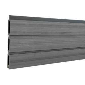 Elephant Steckzaun Triple Rhombus WPC Natural Grey, 6er Set 180cm