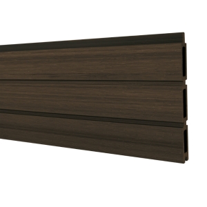 Elephant Steckzaun Triple Rhombus WPC Natural Dark Brown Co-Ex, 6er Set 180cm