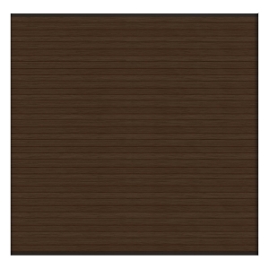 Elephant Steckzaun Set Triple Rhombus WPC Natural Dark Brown 180x178cm Co-Ex Leisten Schwarz