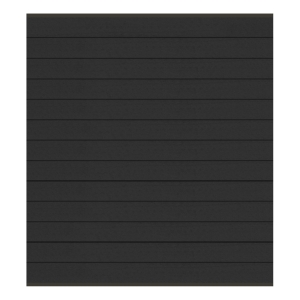 Elephant Steckzaun Fusion 200 WPC anthrazit, Leiste anthrazit 180x188cm