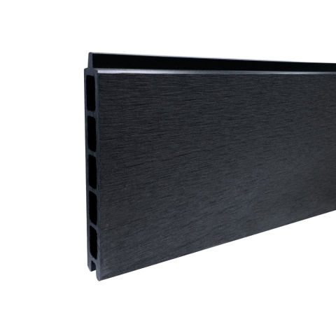 Elephant Steckzaun Fusion 200 WPC anthrazit, Leiste anthrazit 180x188cm