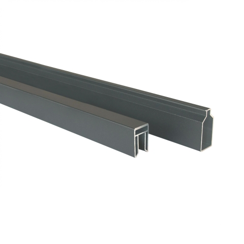 Elephant Rhombus Start-Abschlussleisten Set, anthrazit 180cm