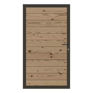 Elephant Mix and Match Zauntor anthrazit 98x175cm, Bausatz F&uuml;llung Thermokiefer