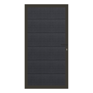 Elephant Mix and Match Zauntor anthrazit 90x175cm, Bausatz F&uuml;llung WPC anthrazit breit co-extrudiert