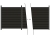 51,36m Steckzaun WPC-Alu Modular Anthrazit/Anthrazit - 2 Meter hoch
